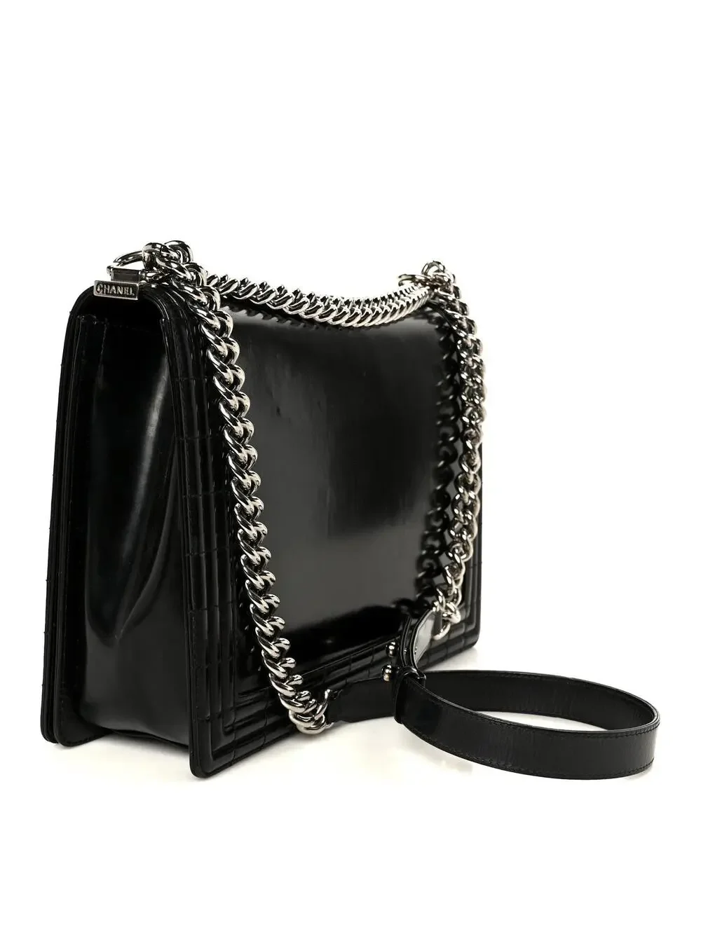 Chanel Patent Medium Boy Reverso Flap #270085C18B